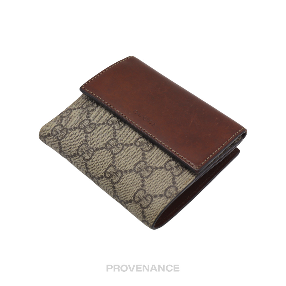 🔴 Gucci GG Supreme Trifold Wallet - Picture 4 of 11